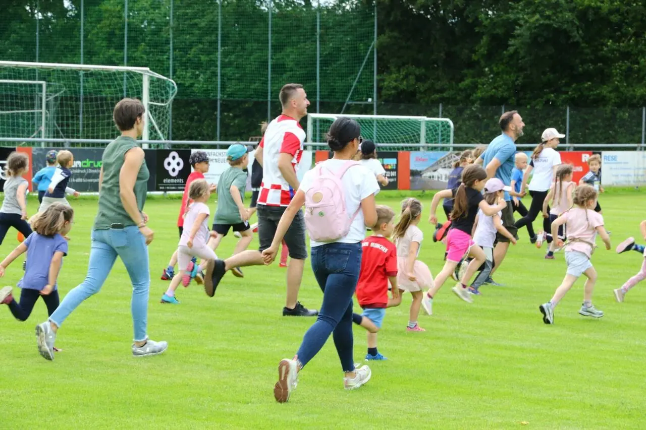 Eindruck vom Charity-Kinderrundenlauf